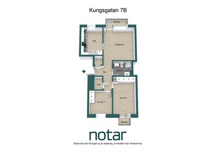 Kungsgatan 7B, Centrum