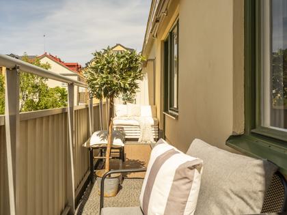 Balkong eller utsiktsbild