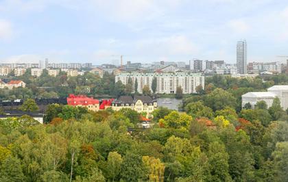 Balkong eller utsiktsbild
