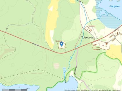Illustrerad karta över fastigheten eller området