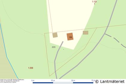 Illustrerad karta över fastigheten eller området