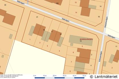 Illustrerad karta över fastigheten eller området