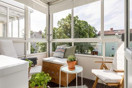 Balkong eller utsiktsbild