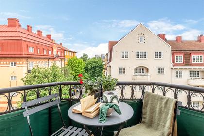 Balkong eller utsiktsbild