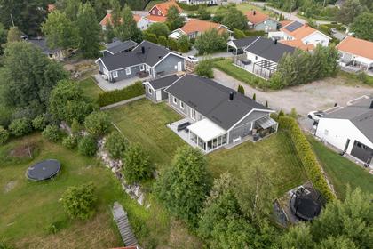 Illustrerad karta över fastigheten eller området
