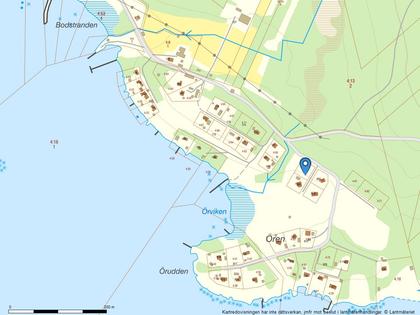 Illustrerad karta över fastigheten eller området