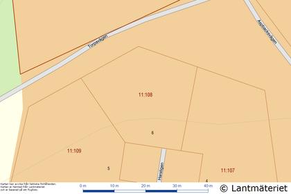 Illustrerad karta över fastigheten eller området