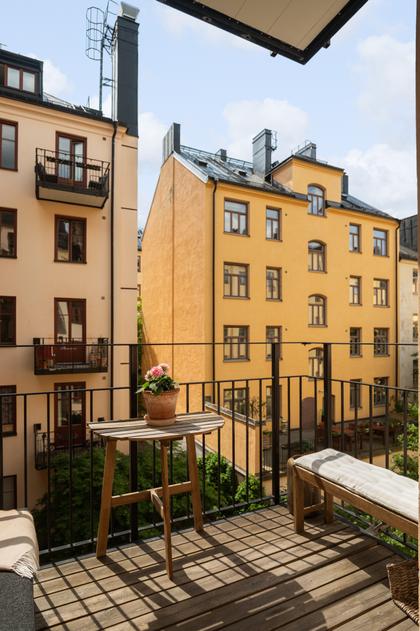 Balkong eller utsiktsbild