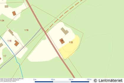 Illustrerad karta över fastigheten eller området