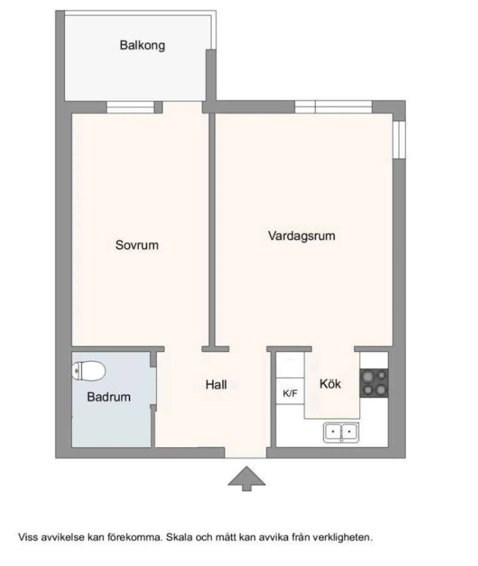 Floor plan for Sibeliusgången 38