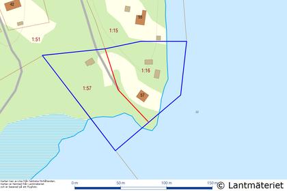 Illustrerad karta över fastigheten eller området