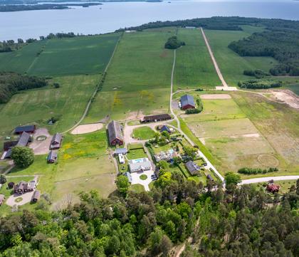 Illustrerad karta över fastigheten eller området