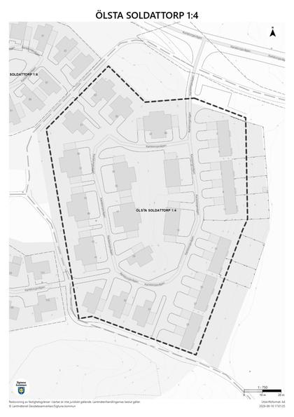 Illustrerad karta över fastigheten eller området