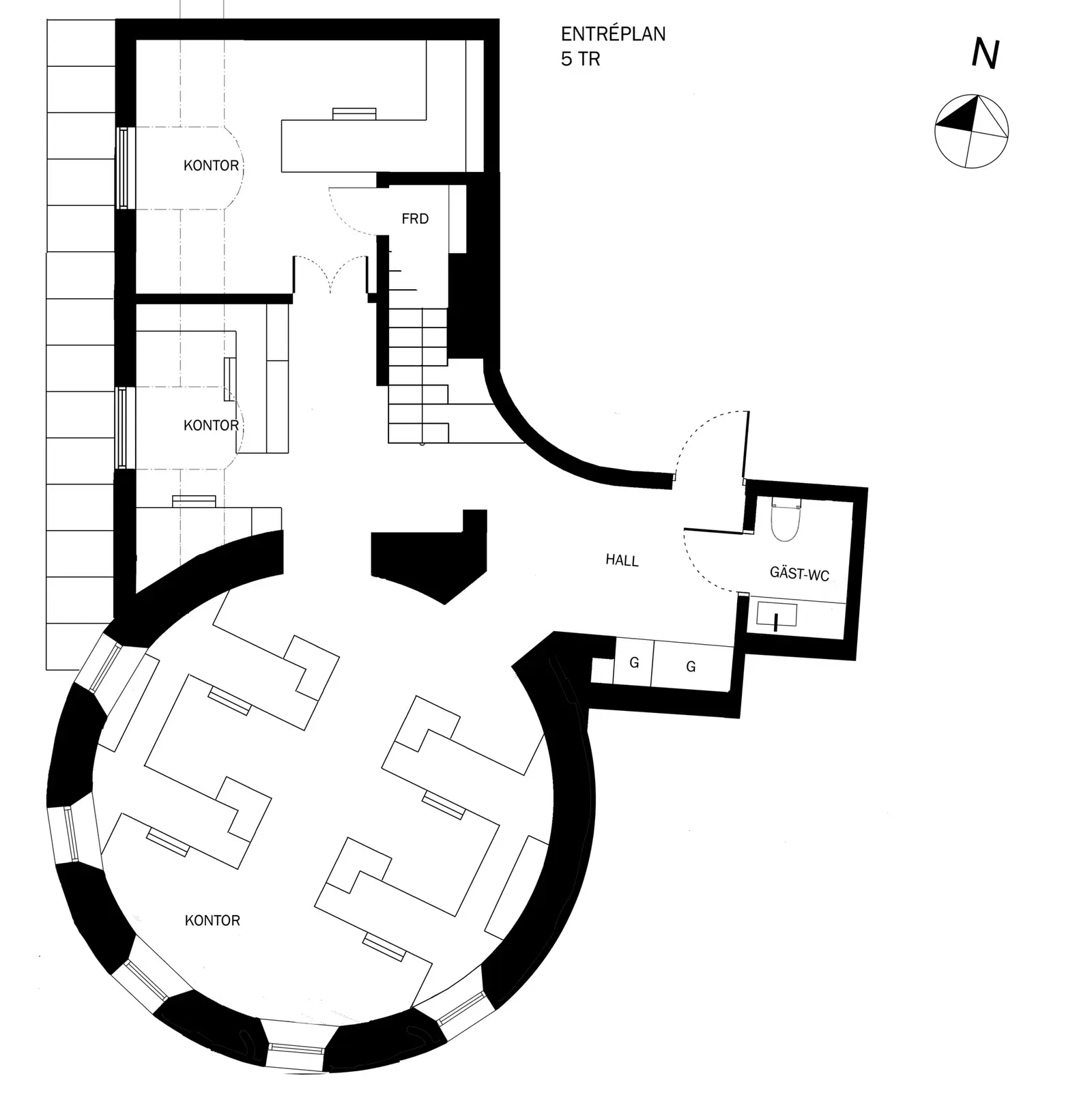 Floor plan for Malmskillnadsgatan 60A
