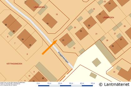 Illustrerad karta över fastigheten eller området