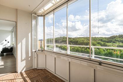 Balkong eller utsiktsbild