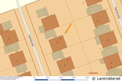 Illustrerad karta över fastigheten eller området