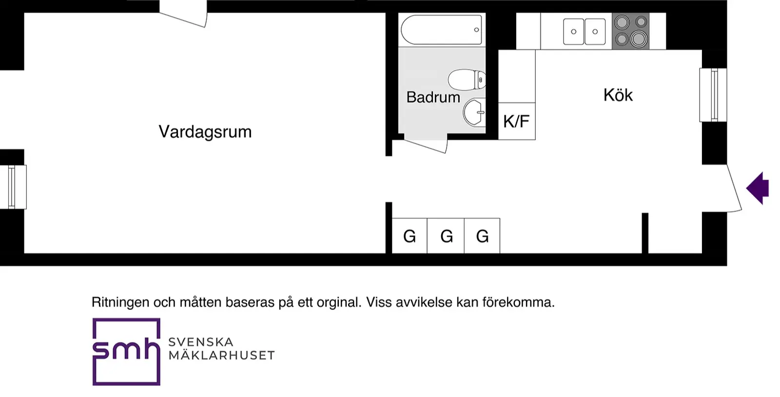 Floor plan for Knotavägen 28