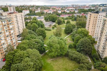 Balkong eller utsiktsbild