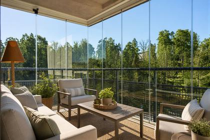 Balkong eller utsiktsbild