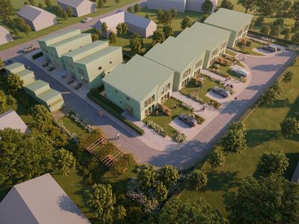 Illustrerad karta över fastigheten eller området