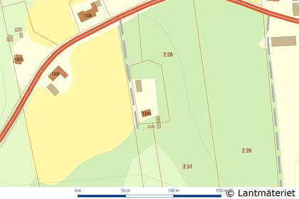 Illustrerad karta över fastigheten eller området