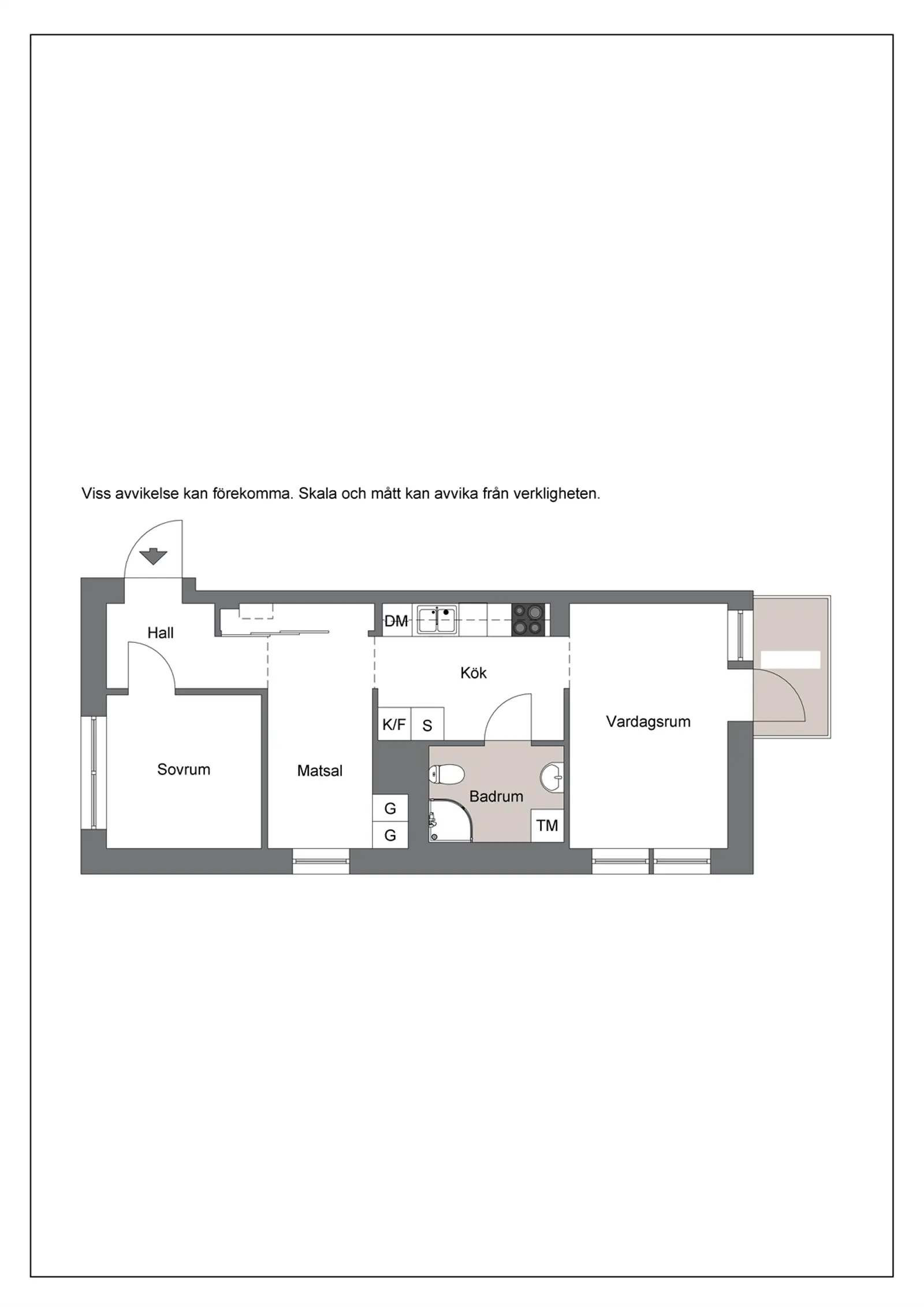 Floor plan for Lagmansbacken 6