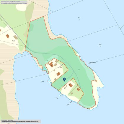Illustrerad karta över fastigheten eller området
