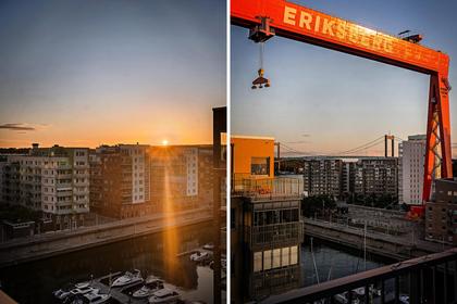 Balkong eller utsiktsbild