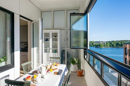 Balkong eller utsiktsbild