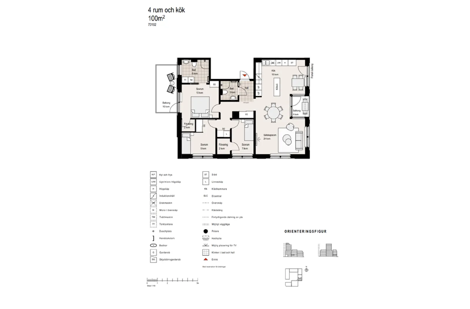Floor plan for Lumpkungensgata
