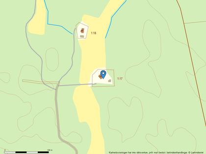 Illustrerad karta över fastigheten eller området