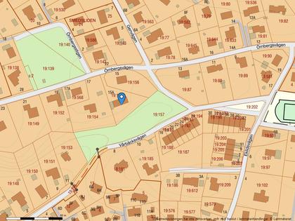 Illustrerad karta över fastigheten eller området