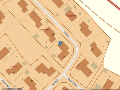 Illustrerad karta över fastigheten eller området