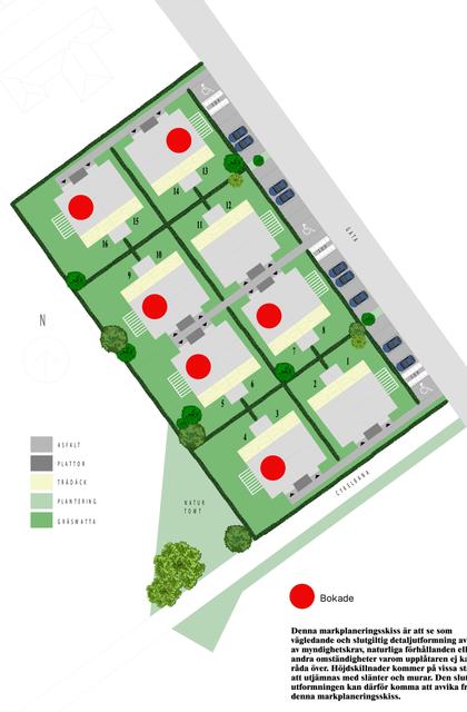 Illustrerad karta över fastigheten eller området