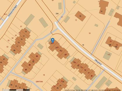 Illustrerad karta över fastigheten eller området
