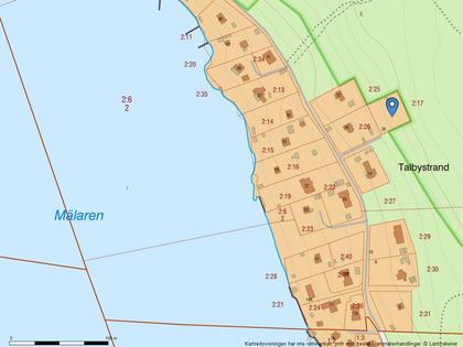 Illustrerad karta över fastigheten eller området