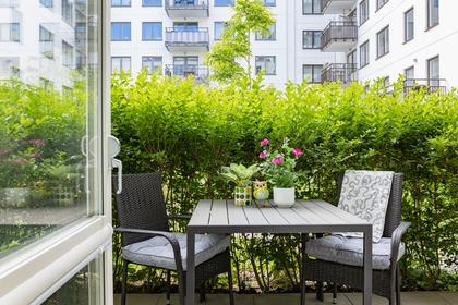 Balkong eller utsiktsbild