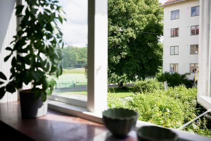Balkong eller utsiktsbild