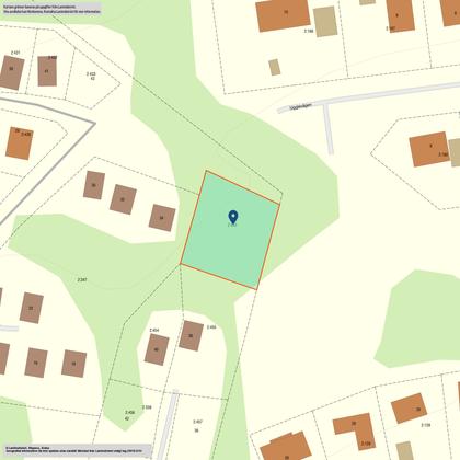 Illustrerad karta över fastigheten eller området