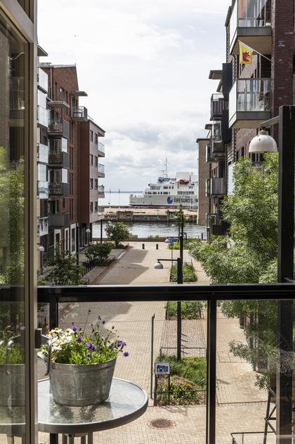 Balkong eller utsiktsbild