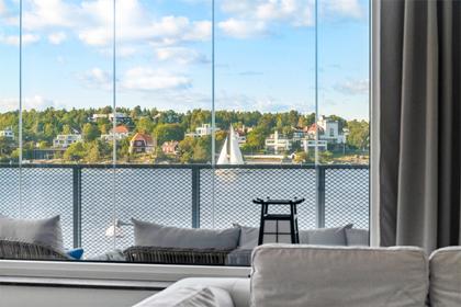 Balkong eller utsiktsbild