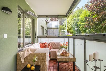 Balkong eller utsiktsbild