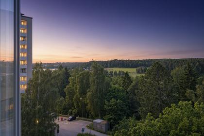 Balkong eller utsiktsbild