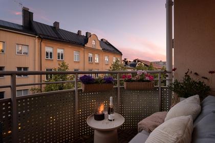 Balkong eller utsiktsbild