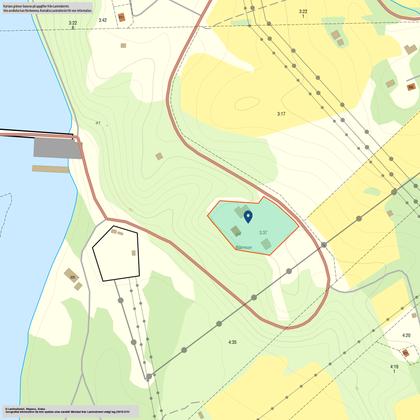 Illustrerad karta över fastigheten eller området
