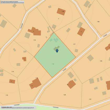 Illustrerad karta över fastigheten eller området