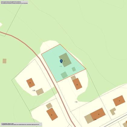 Illustrerad karta över fastigheten eller området
