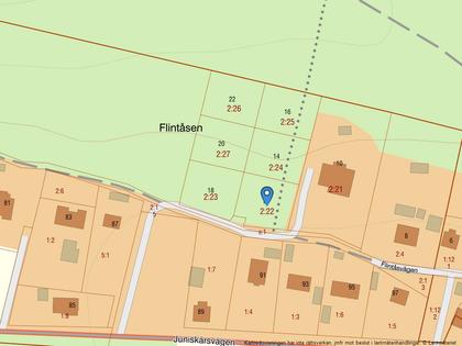 Illustrerad karta över fastigheten eller området