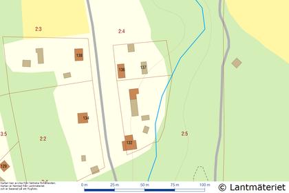 Illustrerad karta över fastigheten eller området